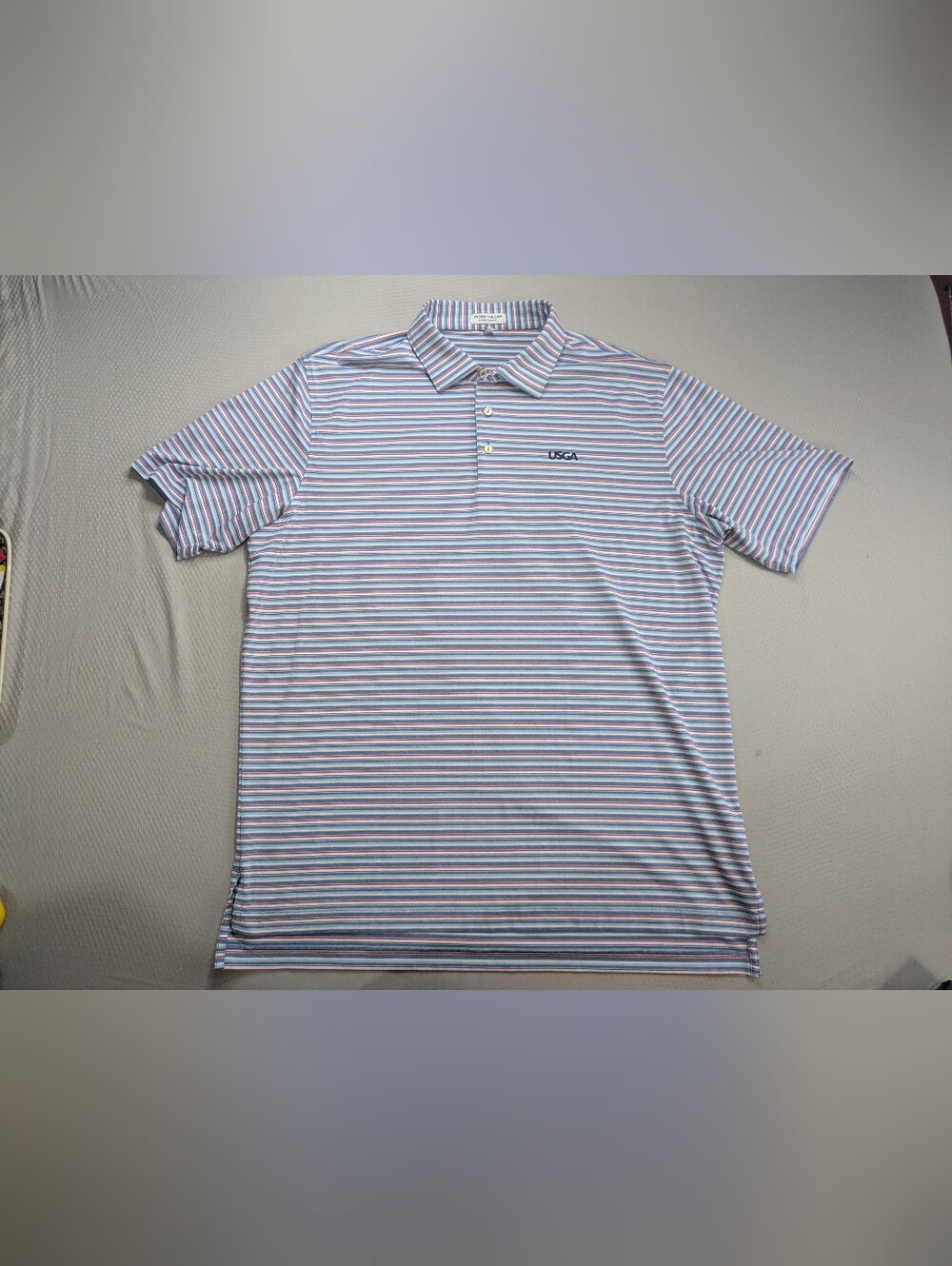 Peter Millar Summer Comfort Golf Polo USGA Logo Men's Size Extra Large XL